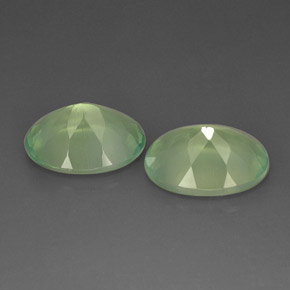  ct natürliche grüner Prehnit-Edelsteine, Transparent, Transparent / Lichtdurchlässig