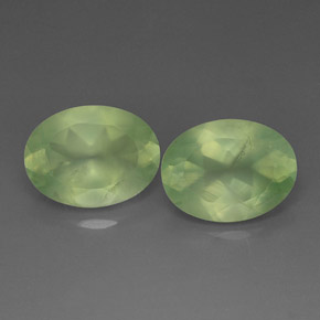  ct natürliche grüner Prehnit-Edelsteine, Transparent, Transparent / Lichtdurchlässig