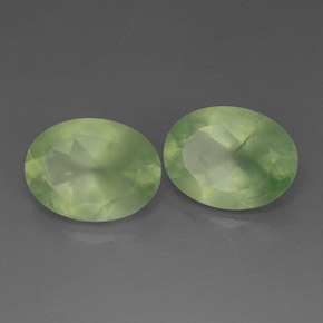  ct natürliche grüner Prehnit-Edelsteine, Transparent, Transparent / Lichtdurchlässig