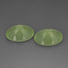  ct natürliche grüner Prehnit-Edelsteine, Transparent, Transparent / Lichtdurchlässig