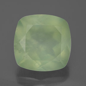 7,04 ctw natürlicher grüner Prehnit, Transparent, Transparent / Lichtdurchlässig
