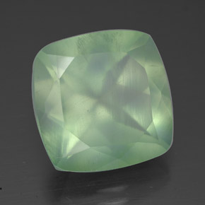 6,90 ctw natürlicher grüner Prehnit, Transparent, Transparent / Lichtdurchlässig
