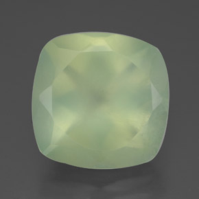 6,90 ctw natürlicher grüner Prehnit, Transparent, Transparent / Lichtdurchlässig