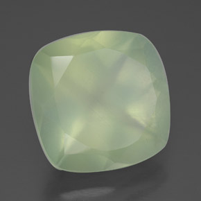 6,90 ctw natürlicher grüner Prehnit, Transparent, Transparent / Lichtdurchlässig