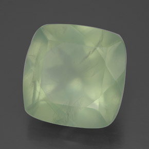 7,24 ctw natürlicher grüner Prehnit, Transparent, Transparent / Lichtdurchlässig
