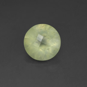 1,71 ctw natürlicher grüner Prehnit, Transparent, Transparent / Lichtdurchlässig
