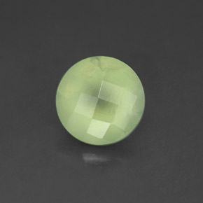 1,93 ctw natürlicher grüner Prehnit, Transparent, Transparent / Lichtdurchlässig