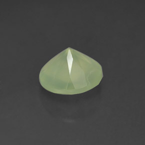 1,93 ctw natürlicher grüner Prehnit, Transparent, Transparent / Lichtdurchlässig