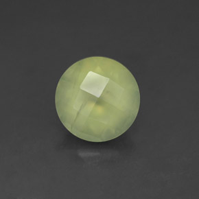 1,83 ctw natürlicher grüner Prehnit, Transparent, Transparent / Lichtdurchlässig