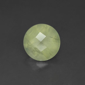 1,93 ctw natürlicher grüner Prehnit, Transparent, Transparent / Lichtdurchlässig