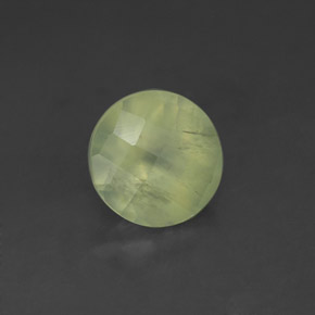 1,93 ctw natürlicher grüner Prehnit, Transparent, Transparent / Lichtdurchlässig