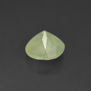1,93 ctw natürlicher grüner Prehnit, Transparent, Transparent / Lichtdurchlässig