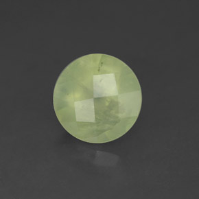 1,97 ctw natürlicher grüner Prehnit, Transparent, Transparent / Lichtdurchlässig
