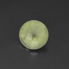 1,71 ctw natürlicher grüner Prehnit, Transparent, Transparent / Lichtdurchlässig