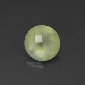 1,71 ctw natürlicher grüner Prehnit, Transparent, Transparent / Lichtdurchlässig
