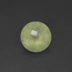 1,70 ctw natürlicher grüner Prehnit, Transparent, Transparent / Lichtdurchlässig