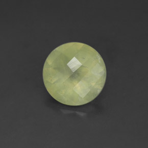 1,70 ctw natürlicher grüner Prehnit, Transparent, Transparent / Lichtdurchlässig