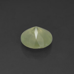 1,70 ctw natürlicher grüner Prehnit, Transparent, Transparent / Lichtdurchlässig