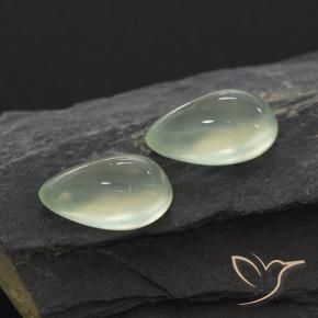 5.44 ct natürliche Yellow Green  Prehnit-Edelsteine, Birnenform, Transparent