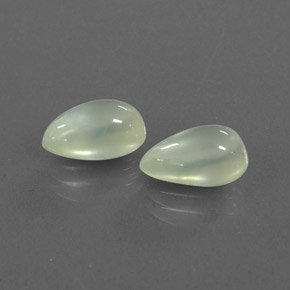  ct natürliche grüner Prehnit-Edelsteine, Birnenform, Transparent