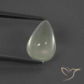 9,17 ctw natürlicher Warm Green     Prehnit, Birnenform, Transparent
