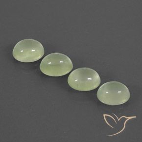 10.17ctw Natürlicher Light Green  Prehnit, Oval, Transparent / Lichtdurchlässig