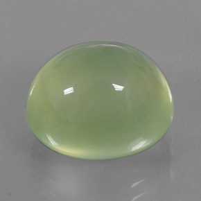 13,26 ctw natürlicher grüner Prehnit, Transparent, Transparent / Lichtdurchlässig