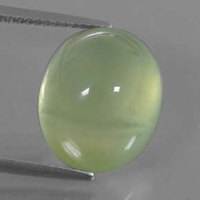 13,26 ctw natürlicher grüner Prehnit, Transparent, Transparent / Lichtdurchlässig
