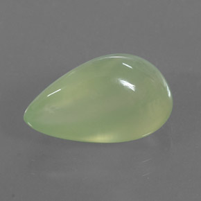 7,24 ctw natürlicher grüner Prehnit, Transparent, Transparent / Lichtdurchlässig