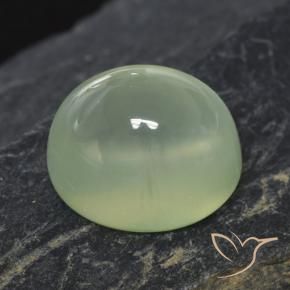 9,17 ctw natürlicher Pale Green  Prehnit, Oval, Transparent