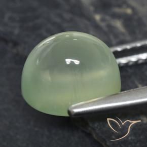 9,17 ctw natürlicher Pale Green  Prehnit, Oval, Transparent