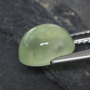 2,90 ctw natürlicher grüner Prehnit, Oval Schliff, Transparent