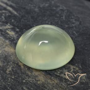 9,17 ctw natürlicher Pale Pear Green  Prehnit, Oval, Transparent