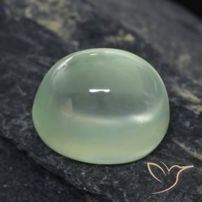9,17 ctw natürlicher Light Green  Prehnit, Oval, Transparent