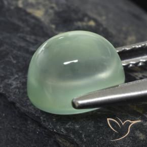 9,17 ctw natürlicher Light Green  Prehnit, Oval, Transparent