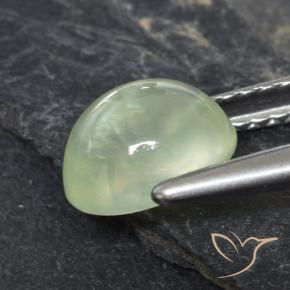 9,17 ctw natürlicher Pale Green  Prehnit, Oval, Transparent