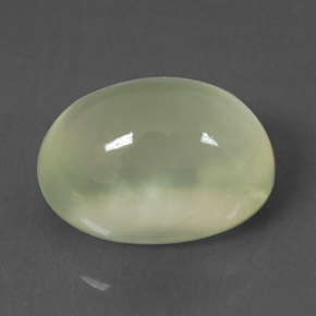 10,03 ctw natürlicher grüner Prehnit, Oval Schliff, Transparent