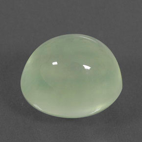 2,27 ctw natürlicher grüner Prehnit, Transparent, Transparent / Lichtdurchlässig