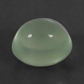 4,05 ctw natürlicher grüner Prehnit, Transparent, Transparent / Lichtdurchlässig