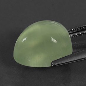 9,17 ctw natürlicher Grün Prehnit, Transparent, Transparent / Lichtdurchlässig