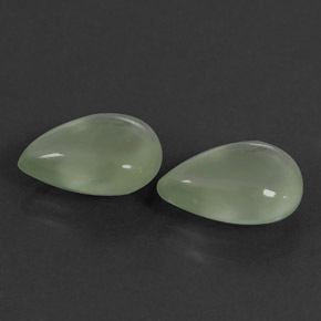  ct natürliche grüner Prehnit-Edelsteine, Transparent, Transparent / Lichtdurchlässig