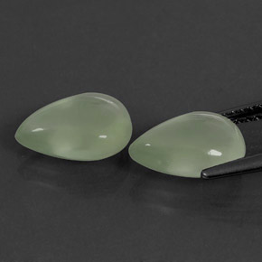  ct natürliche grüner Prehnit-Edelsteine, Transparent, Transparent / Lichtdurchlässig