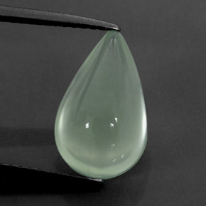 4,45 ctw natürlicher grüner Prehnit, Transparent, Transparent / Lichtdurchlässig