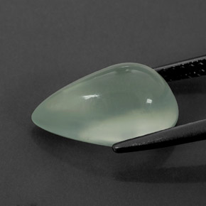 4,45 ctw natürlicher grüner Prehnit, Transparent, Transparent / Lichtdurchlässig