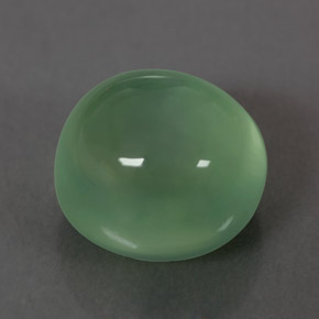 10,30 ctw natürlicher grüner Prehnit, Transparent, Transparent / Lichtdurchlässig