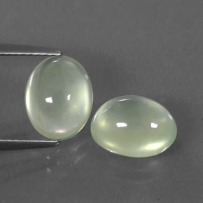  ct natürliche grüner Prehnit-Edelsteine, Transparent, Transparent / Lichtdurchlässig