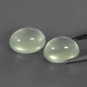  ct natürliche grüner Prehnit-Edelsteine, Transparent, Transparent / Lichtdurchlässig
