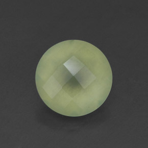 1,83 ctw natürlicher grüner Prehnit, Transparent, Transparent / Lichtdurchlässig