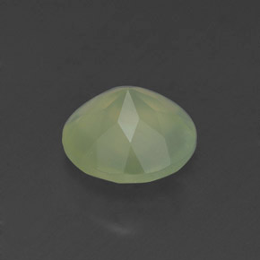 1,83 ctw natürlicher grüner Prehnit, Transparent, Transparent / Lichtdurchlässig