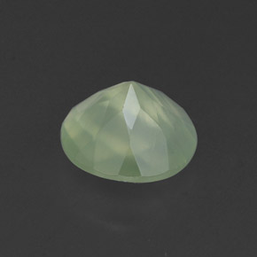 1,80 ctw natürlicher grüner Prehnit, Transparent, Transparent / Lichtdurchlässig